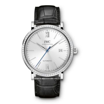 IWC Schaffhausen Portofino Automatic White Gold / Silver / Diamond