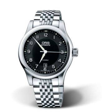 Oris Classic Date 42 Stainless Steel / Black / Bracelet