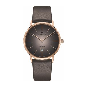 Hamilton Intra-Matic 42 Rose Gold / Grey
