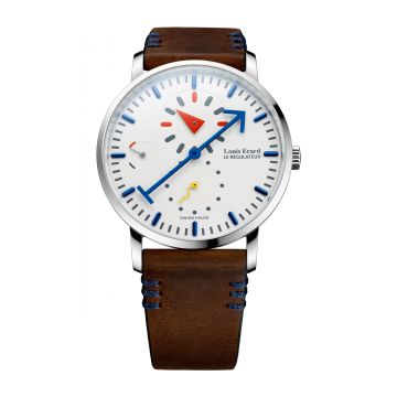 Louis Erard Excellence Le Régulateur Louis Erard x Alain Silberstein Stainless Steel / White