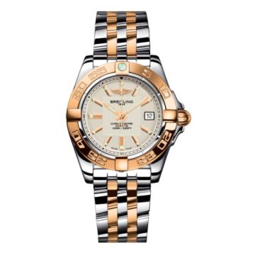 Breitling Galactic 32 Stainless Steel / Rose Gold / Sierra Silver / Bracelet