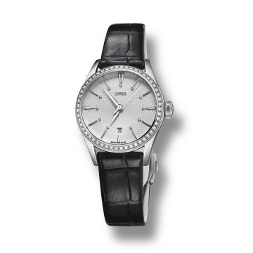 Oris Artelier Date Diamonds 28 Stainless Steel - Diamond / Silver