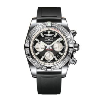Breitling Chronomat 44 Stainless Steel / Diamond / Onyx Black / Rubber
