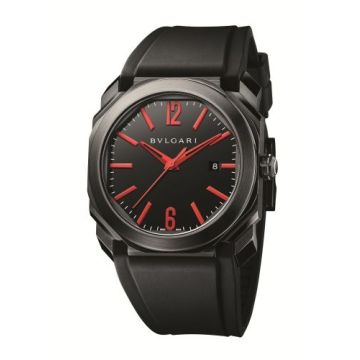 Bulgari Octo Solotempo 41 Ultranero / Red