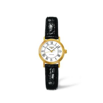 Longines Presence 25.5 Automatic PVD Gold / White - Roman