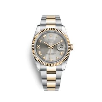 Rolex Datejust 36 Rolesor Yellow Fluted / Oyster / Steel Roman