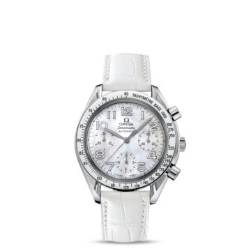 Omega Speedmaster Reduced Ladies Stainless Steel / MOP / White
