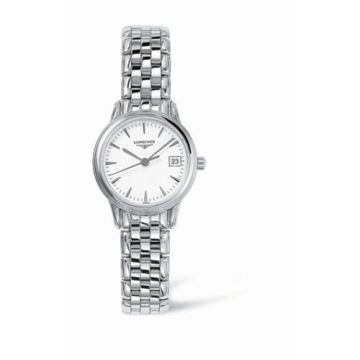 Longines Flagship 25 Quartz Stainless Steel White