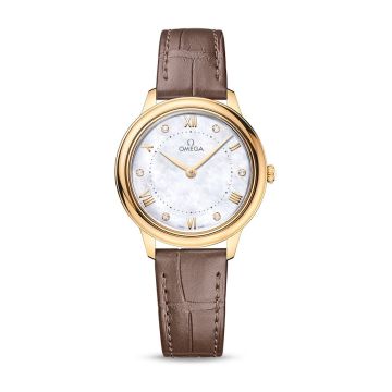 Omega De Ville Quartz 30 Yellow Gold / MOP - Diamond