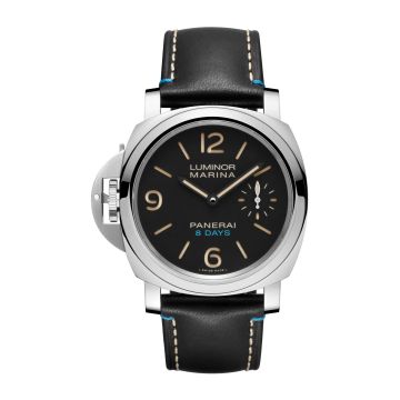 Panerai Luminor Marina 44 Left-Handed 8 Days Power Reserve Stainless Steel / Black