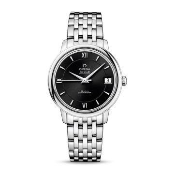 Omega De Ville Prestige Co-Axial 32.7 Stainless Steel / Black / Bracelet