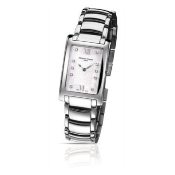 Frederique Constant Carree Stainless Steel / MOP / Bracelet