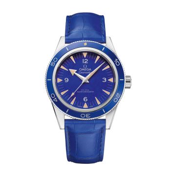 Omega Seamaster 300 Co-Axial Master Chronometer Platinum / Lapis Lazuli
