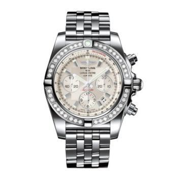 Breitling Chronomat 44 Stainless Steel / Diamond / Sierra Silver / Bracelet