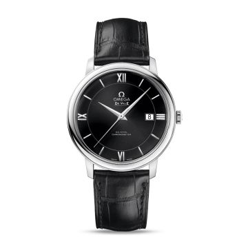 Omega De Ville Prestige Co-Axial 39.5 Stainless Steel / Black