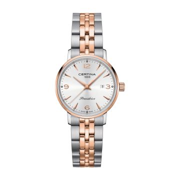 Certina DS Caimano Lady Stainless Steel - Rose Gold / Silver / Bracelet