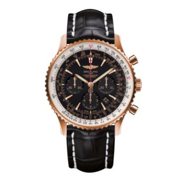 Breitling Navitimer 01 46 Red Gold / Black / Croco / Pin