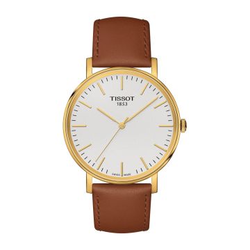 Tissot Everytime Medium Yellow Gold PVD / Silver / Strap