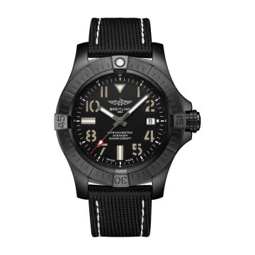 Breitling Avenger Automatic 45 Seawolf Night Mission / Black / Military / Pin