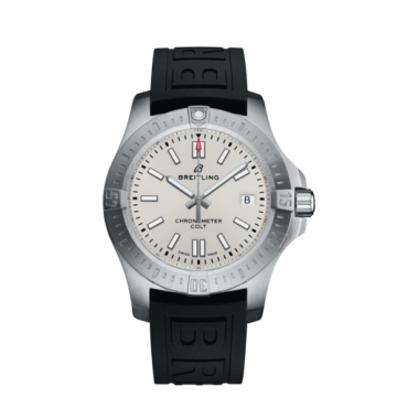Breitling Chronomat Colt 41 Automatic Silver / Rubber / Folding