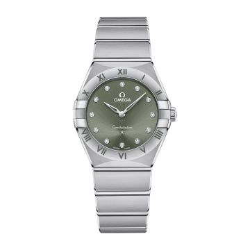 Omega Constellation Manhattan 28 Quartz Stainless Steel / Matcha