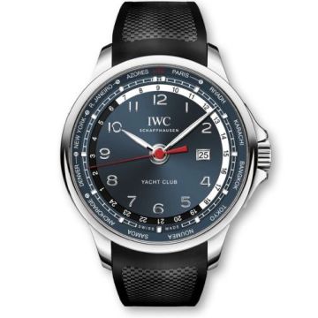 IWC Schaffhausen Portugieser Yacht Club Worldtimer Stainless Steel / Solaris