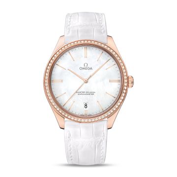 Omega De Ville Trésor Master Co-Axial Sedna Gold / Diamond / MOP