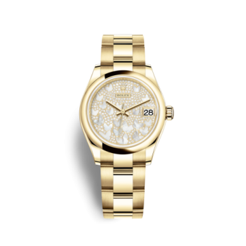 Rolex Datejust 31 Yellow Gold / Domed / Butterfly / Oyster