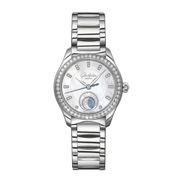Glashütte Original Lady Serenade Luna Stainless Steel - Diamond / MOP / Bracelet