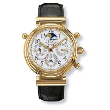 IWC Schaffhausen Da Vinci Perpetual Rattrapante Rose Gold / Silver / German