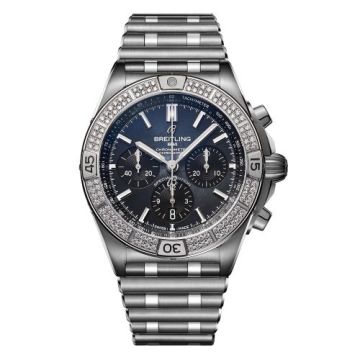 Breitling Chronomat B01 42 Stainless Steel / Diamondworks / Black MOP / Japan