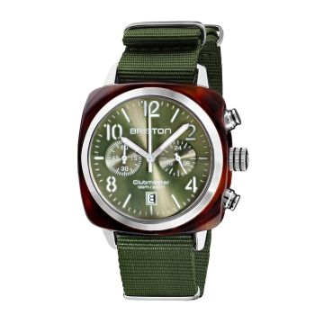 Briston Clubmaster Classic Chrono Vert Olive