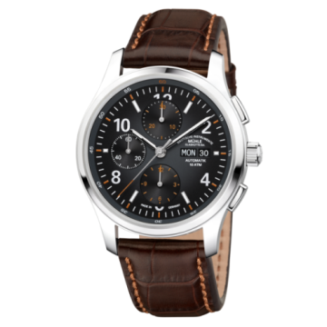 Mühle Glashütte Lunova Datum Chronograph Black / Strap