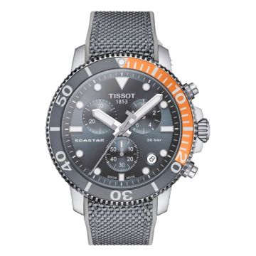 Tissot Seastar 1000 Chronograph Quartz 45.5 Stainless Steel / Grey / Rubber