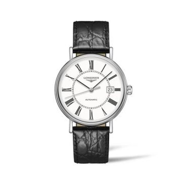 Longines Presence 40 Automatic Stainless Steel / White - Roman