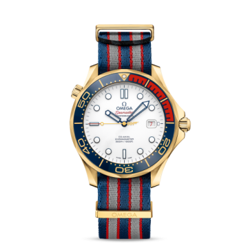 Omega Seamaster Diver 300M Co-Axial 41 Yellow Gold /James Bond Commander's Watch