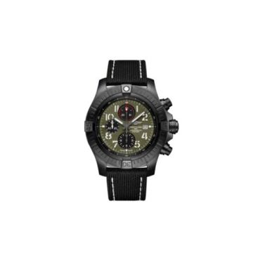 Breitling Avenger Chronograph 48 Night Mission / Green / Military / Pin