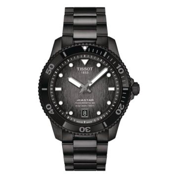 Tissot Seastar 1000 Powermatic 80 40 PVD / Grey / Bracelet