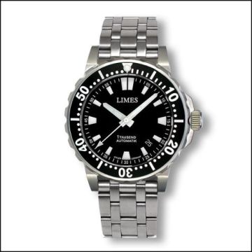 Limes 1Tausend Automatic - steel bracelet