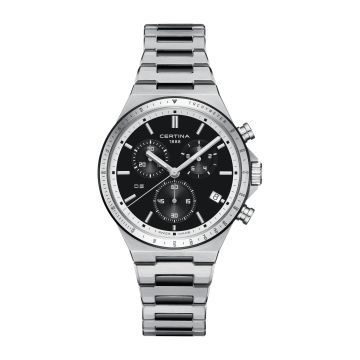 Certina DS-7 Chronograph Stainless Steel / Black / Bracelet