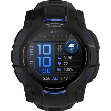 Garmin Instinct 3 – 50mm AMOLED Bolt Blue