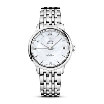 Omega De Ville Prestige Co-Axial 32.7 Stainless Steel / MOP / Bracelet