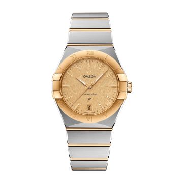 Omega Constellation Quartz 36 Stainless Steel / Yellow Gold / Silver / Bracelet