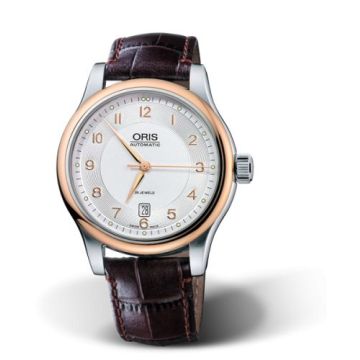 Oris Classic Date 42 Stainless Steel - Rose Gold / Silver