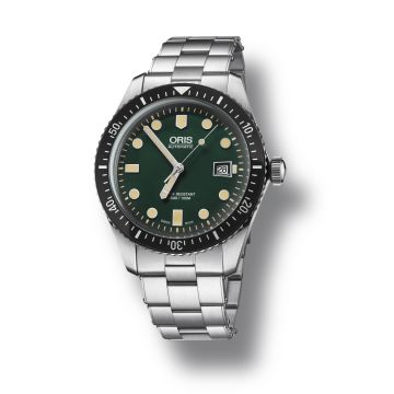 Oris Divers Sixty-Five 42 Stainless Steel / Green / Bracelet