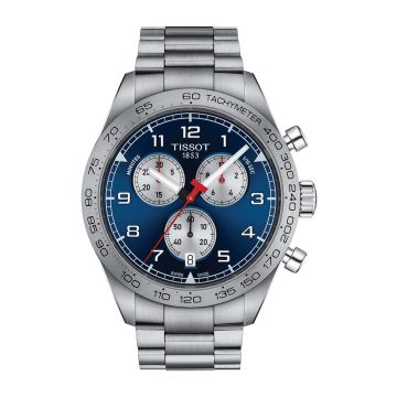 Tissot PRS 516 Quartz Chronograph Stainless Steel / Blue / Bracelet