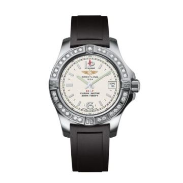 Breitling Colt Lady Diamond / Stratus Silver / Rubber / Pin