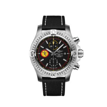 Breitling Avenger Chronograph 45 Stainless Steel / Black / Military / Pin / Swiss Air Force Limited Edition