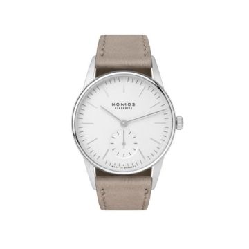 Nomos Glashütte Orion 33 White / Closed Case Back