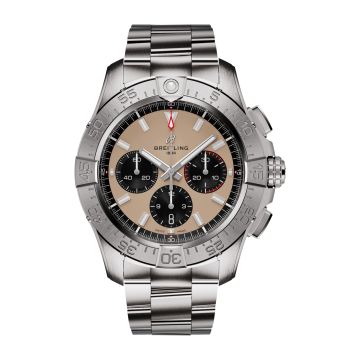 Breitling Avenger B01 Chronograph 44 Stainless Steel / Sand / Bracelet